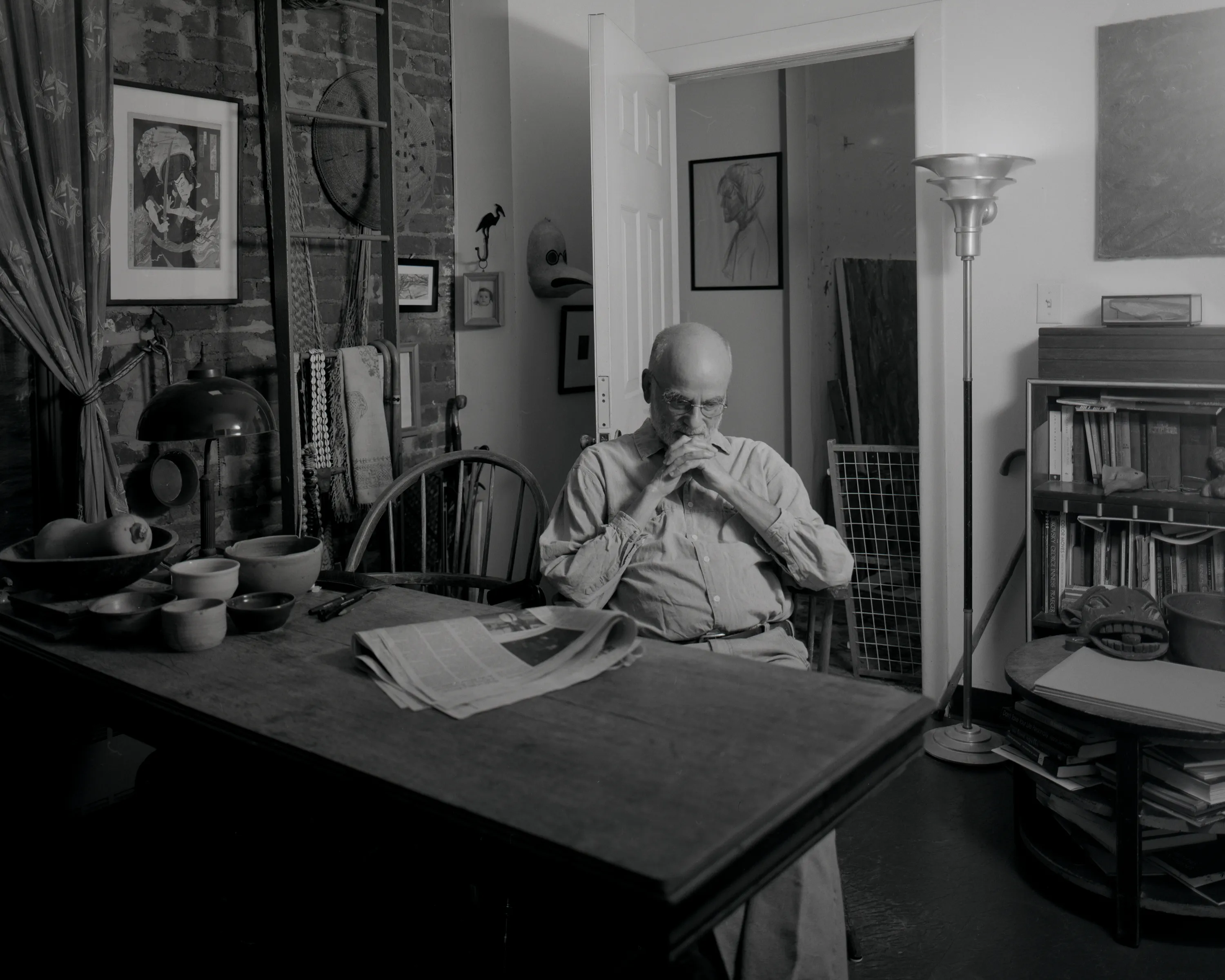 Portrait of Andy in his kitchen