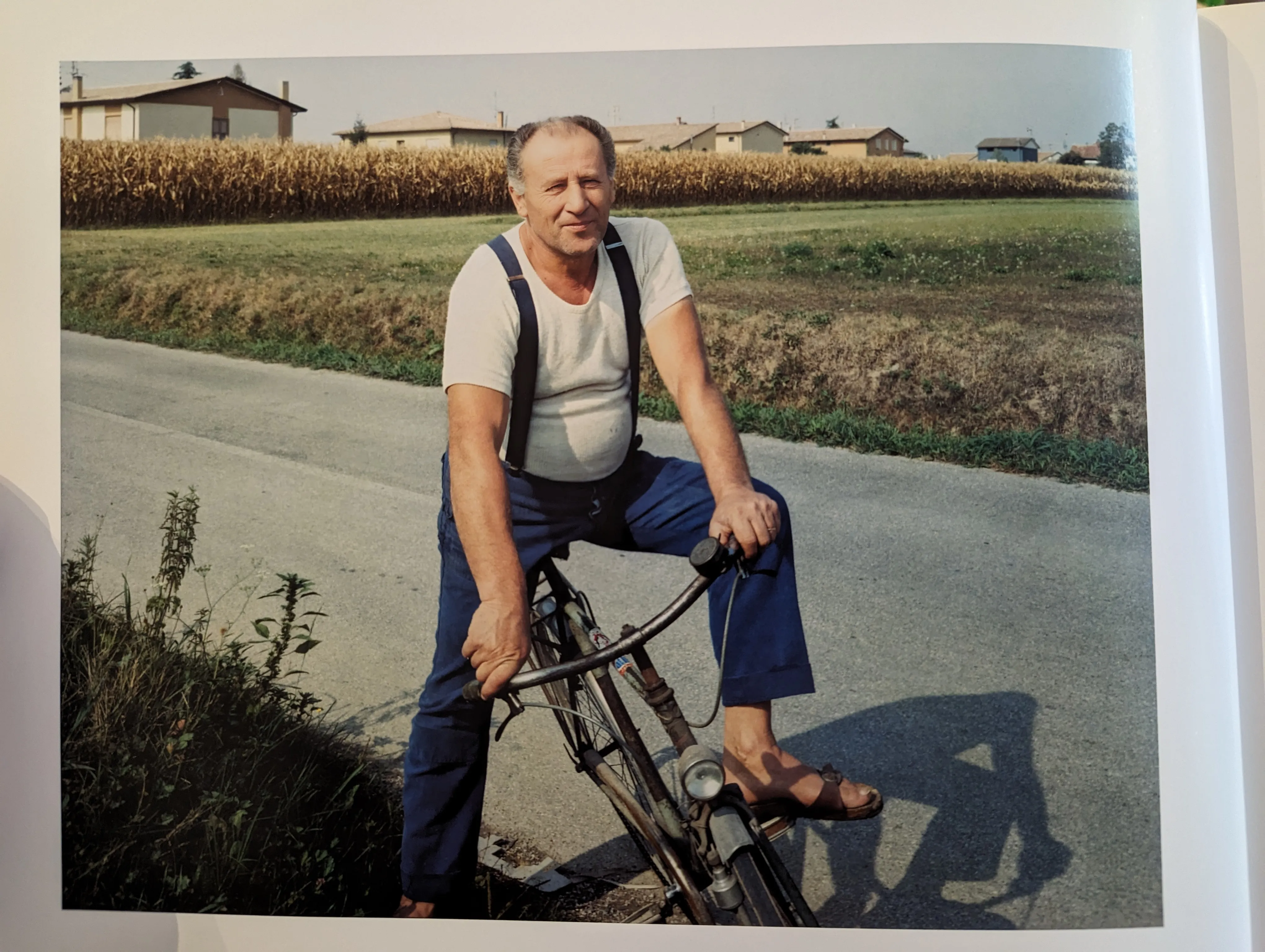 Guido Guidi's photo of an uncle with his bicycle